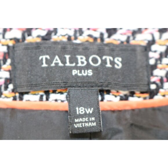 Talbots Plus Tweed Skirt Set-Jacket 18W-Skirt 20W-New with Tags-Wool Blend - Picture 3 of 16